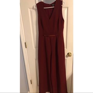Maroon jumpsuit